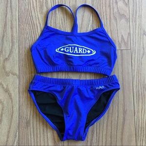 Blue Lifeguard Bikini